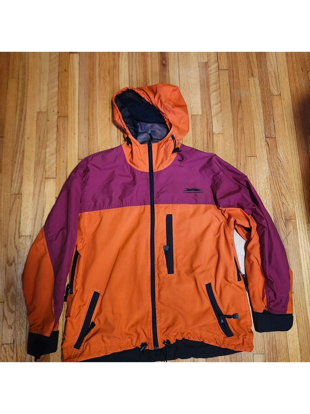 Men's Orange and Purple Performance Jacket